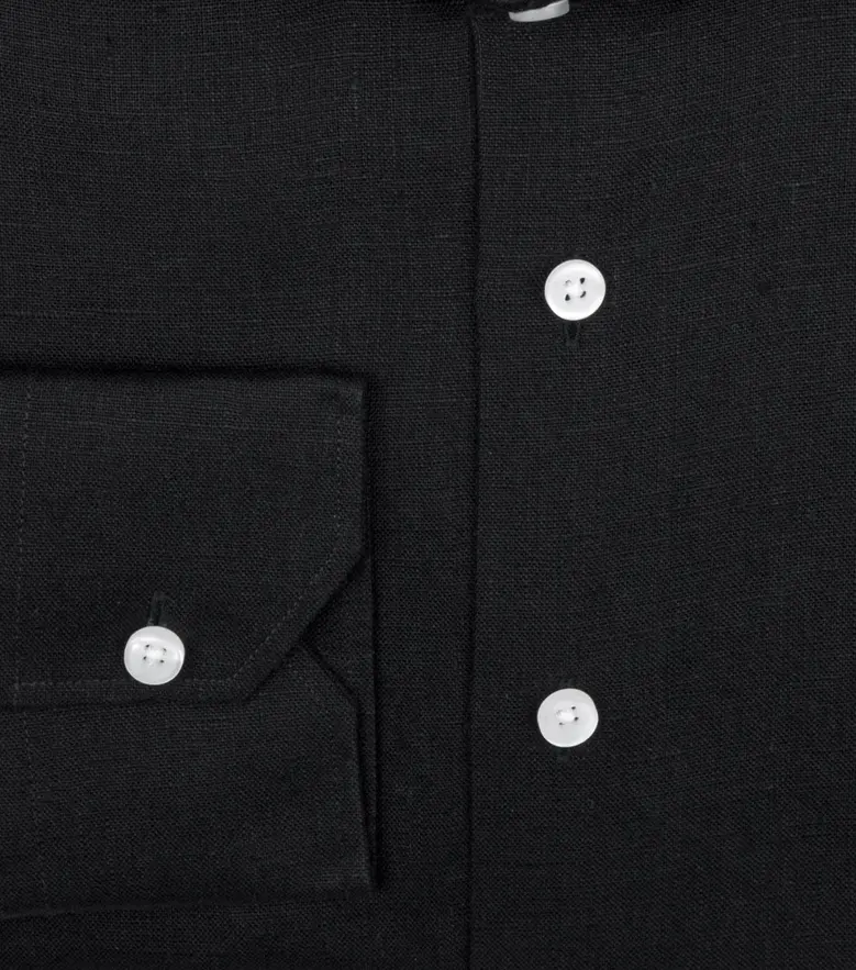 Camisa de popelina blanca lisa de fácil planchado