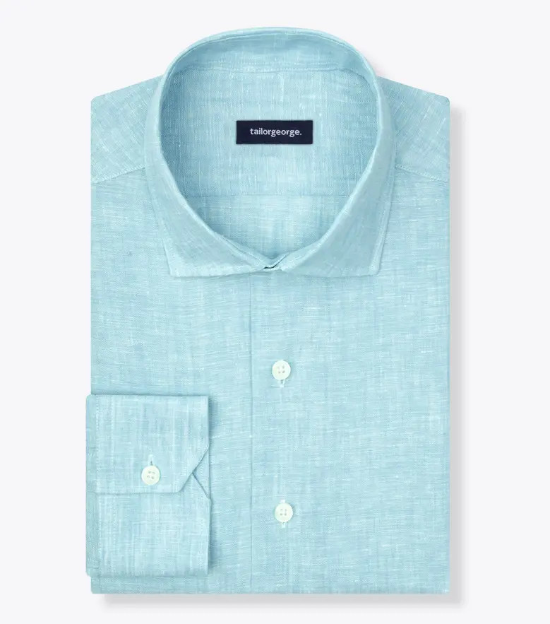 Camisa de popelina blanca lisa de fácil planchado