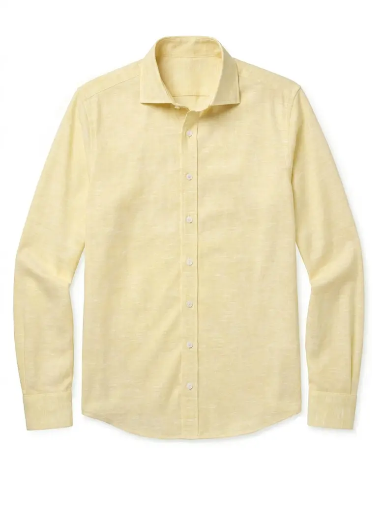 Camisa de popelina blanca lisa de fácil planchado