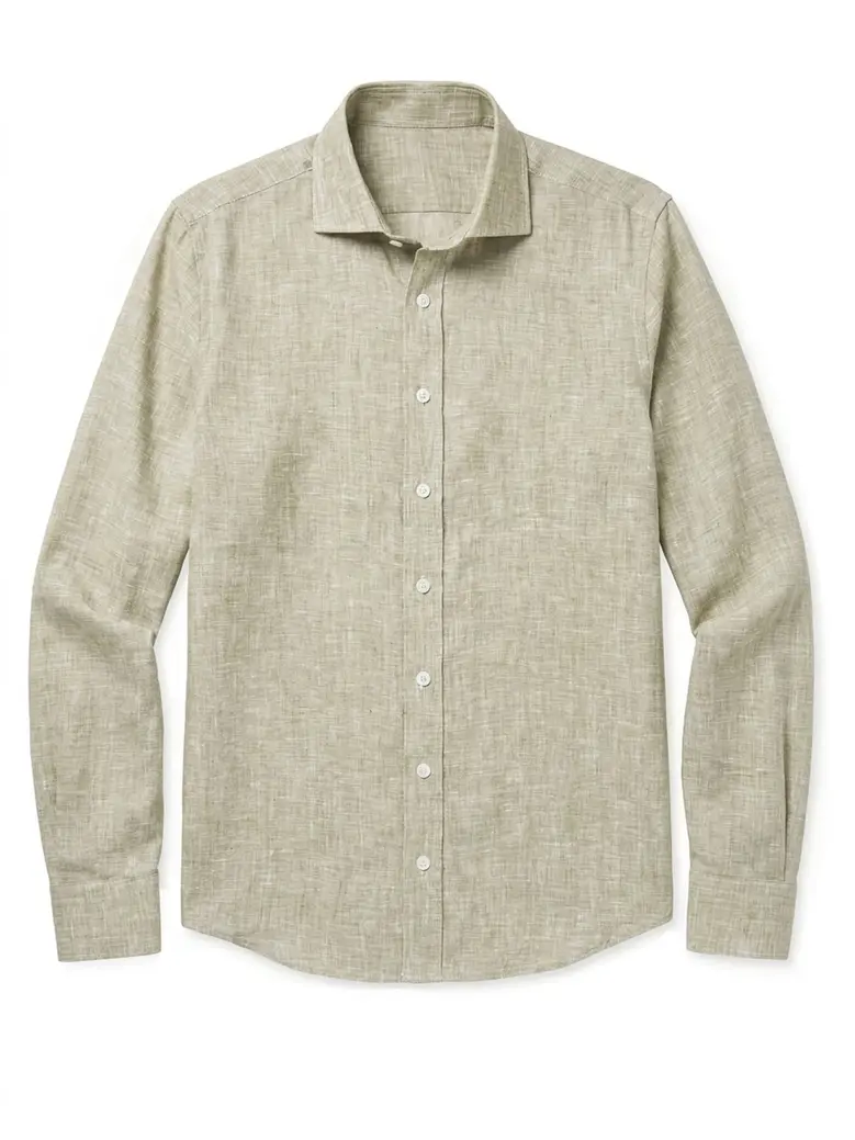 Camisa de popelina blanca lisa de fácil planchado