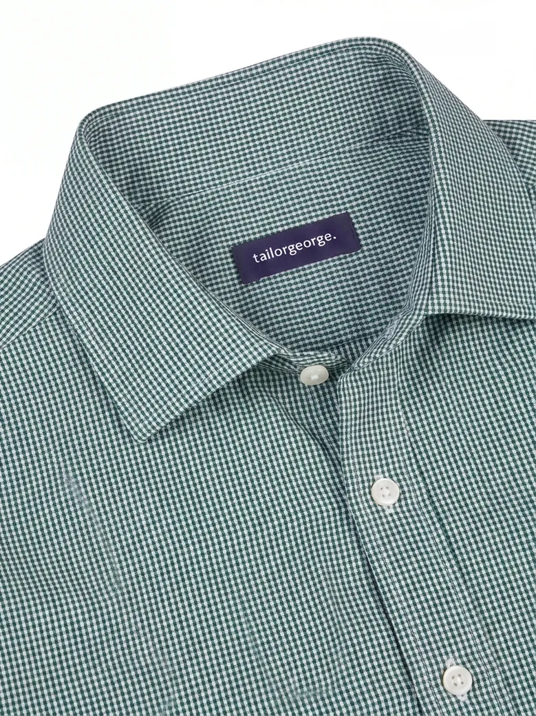 Camisa de popelina blanca lisa de fácil planchado