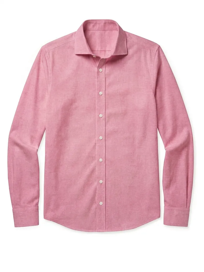 Camisa de popelina blanca lisa de fácil planchado