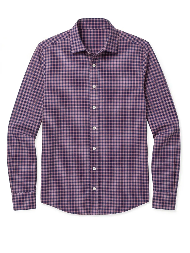 Camisa de popelina blanca lisa de fácil planchado