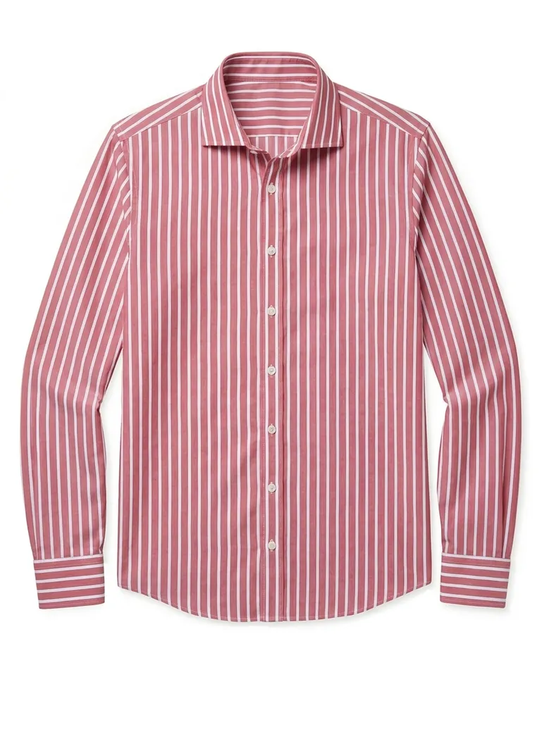 Camisa de popelina blanca lisa de fácil planchado