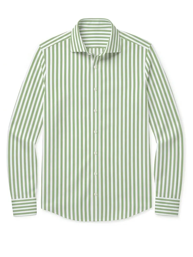 Camisa de popelina blanca lisa de fácil planchado