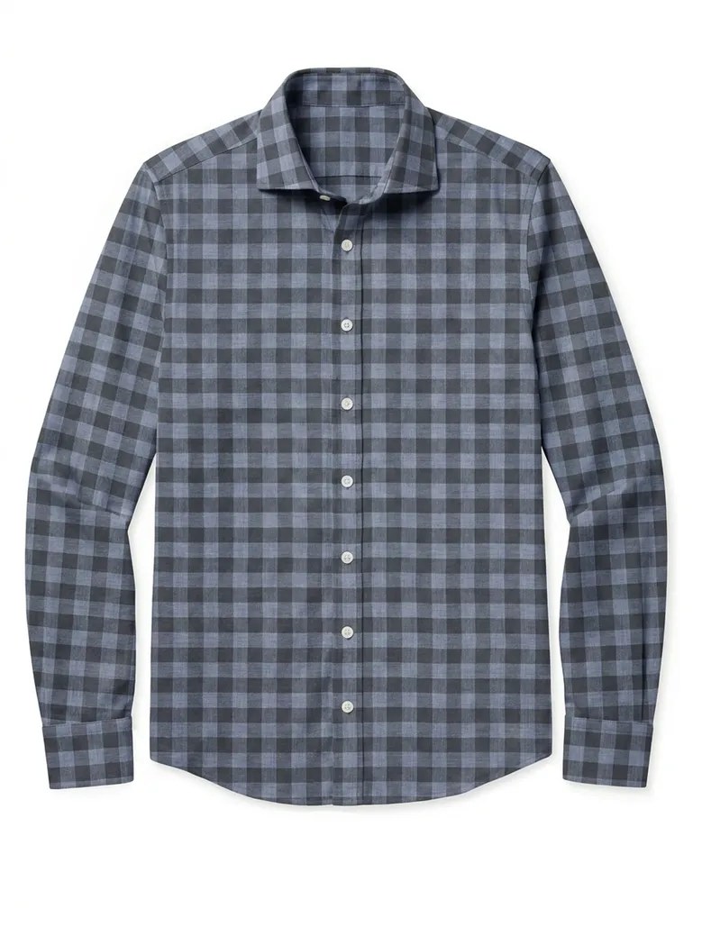 Camisa de popelina blanca lisa de fácil planchado