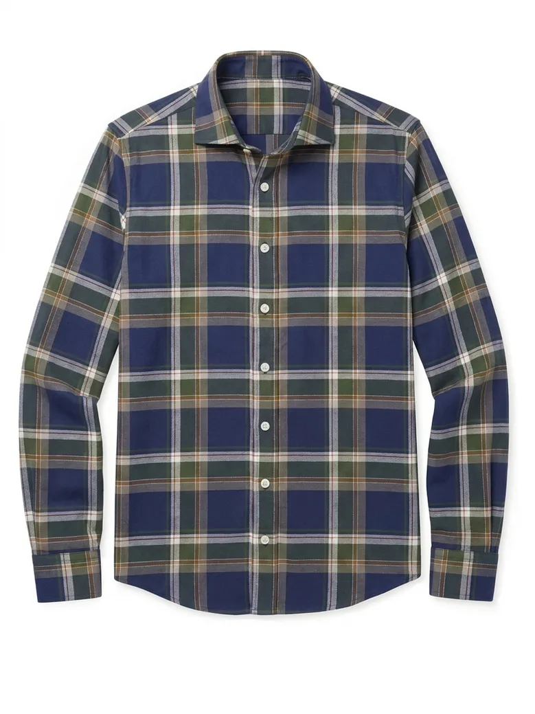 Camisa de popelina blanca lisa de fácil planchado