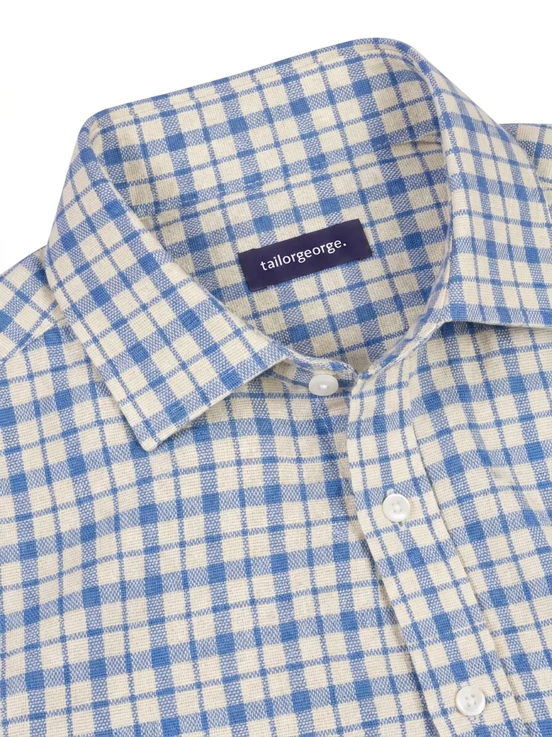 Camisa de popelina blanca lisa de fácil planchado
