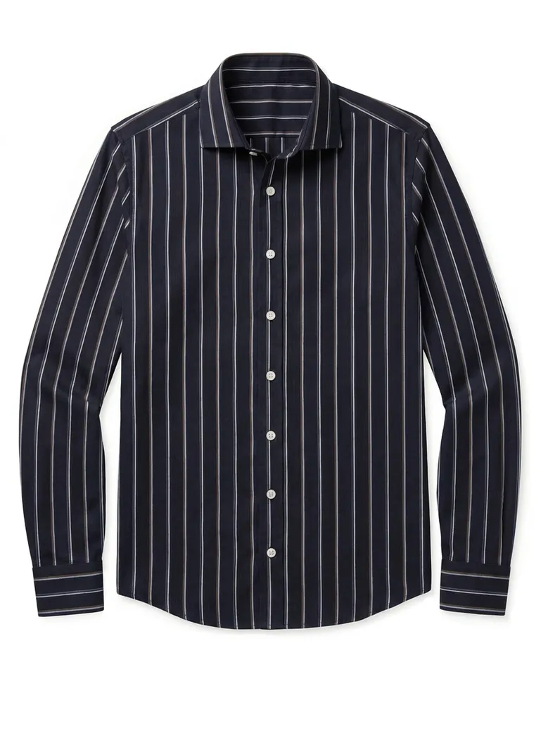 Camisa de popelina blanca lisa de fácil planchado