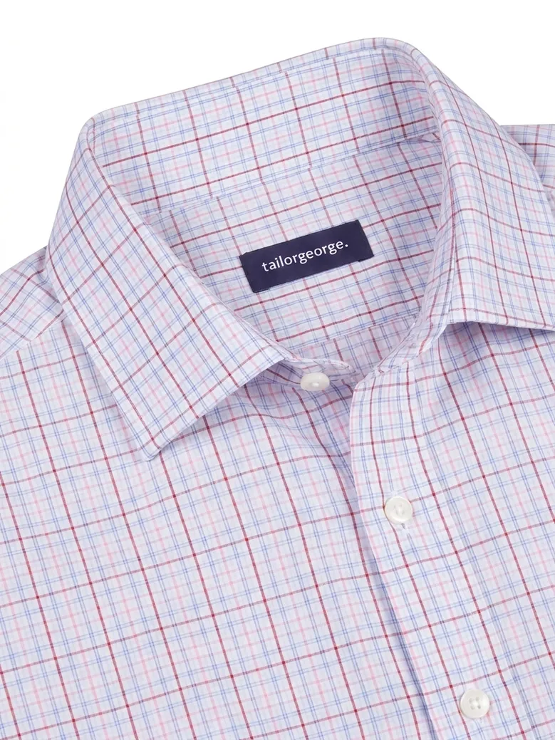 Camisa de popelina blanca lisa de fácil planchado