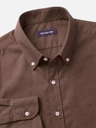 Camisa de gabardina gruesa