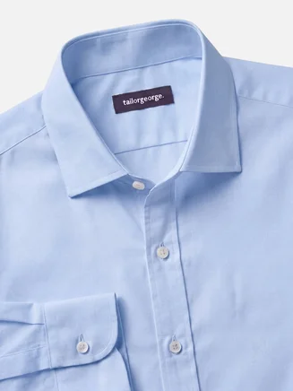 Camisa de popelina fácil de planchar