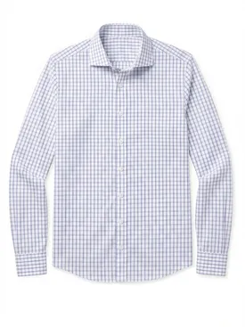 Camisa de popelina de cuadros azules
