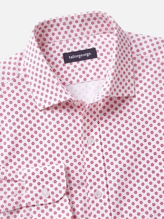 Camisa de popelina estampada