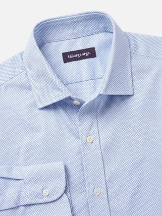 Camisa Oxford royal