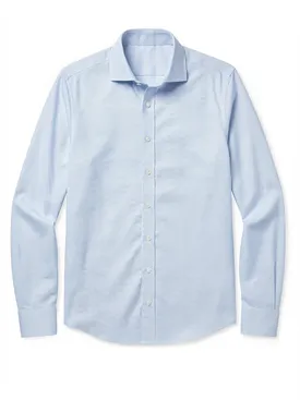 Camisa Oxford azul cielo real