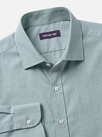 Camisa fil-à-fil fácil de planchar