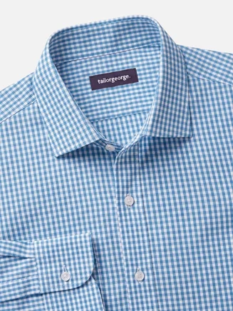 Camisa de popelina fácil de planchar