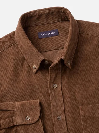 Camisa de pana gruesa