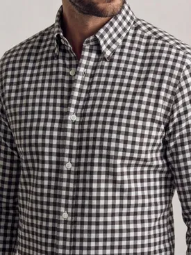 Camisa Franela de cuadros marrón