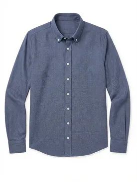 Camisa Franela mini a cuadros azul