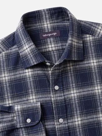 Camisa de franela gruesa