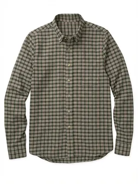Camisa Franela de cuadros verde