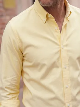 Camisa Oxford liso Amarillo