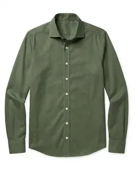 Camisa de lino grueso y resistente