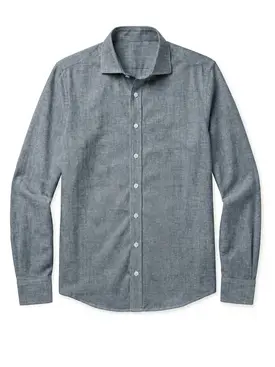 Camisa de lino grueso y resistente