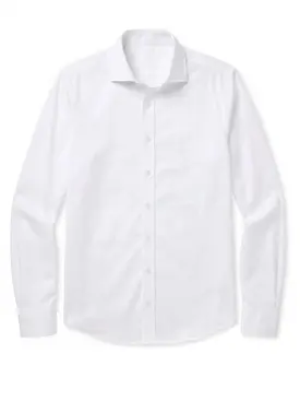 Camisa Lino liso blanco