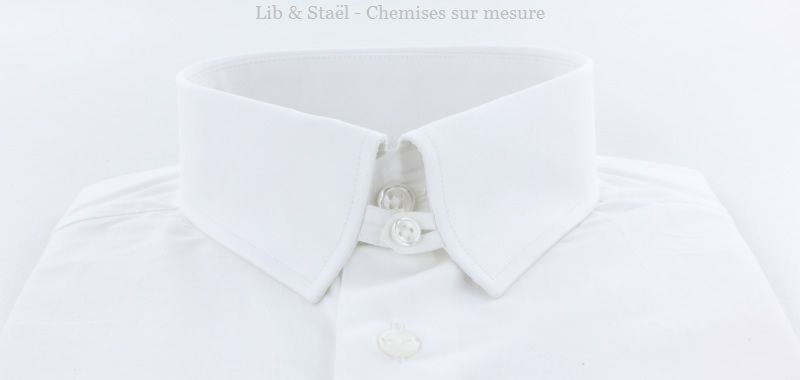 Camisa de popelina blanca lisa de fácil planchado