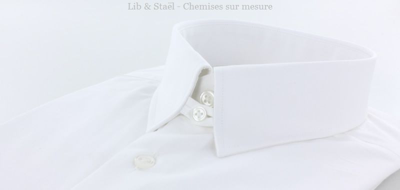 Camisa de popelina blanca lisa de fácil planchado