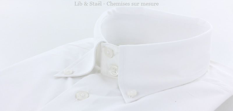 Camisa de popelina blanca lisa de fácil planchado