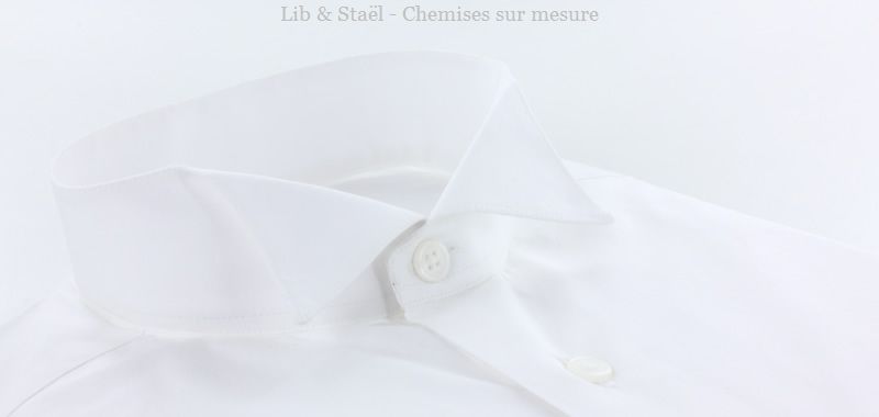 Camisa de popelina blanca lisa de fácil planchado