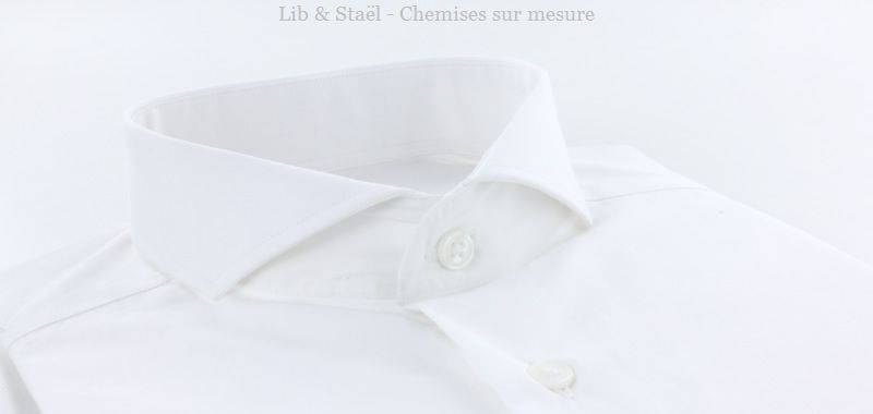 Camisa de popelina blanca lisa de fácil planchado