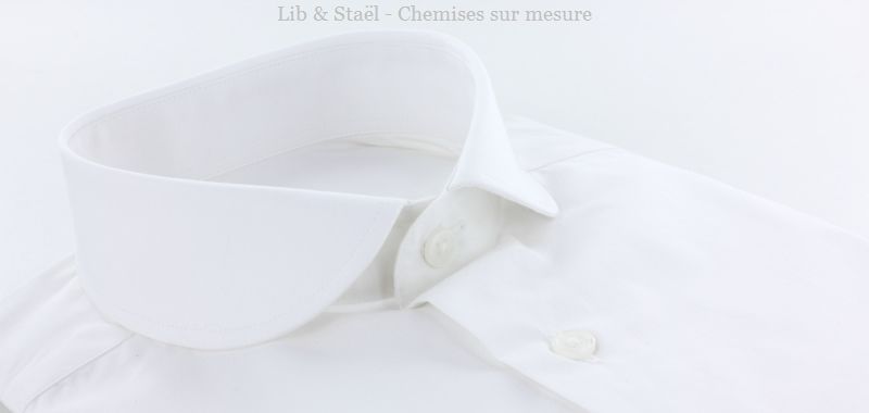 Camisa de popelina blanca lisa de fácil planchado