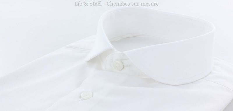 Camisa de popelina blanca lisa de fácil planchado