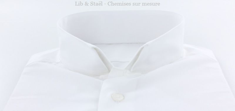 Camisa de popelina blanca lisa de fácil planchado
