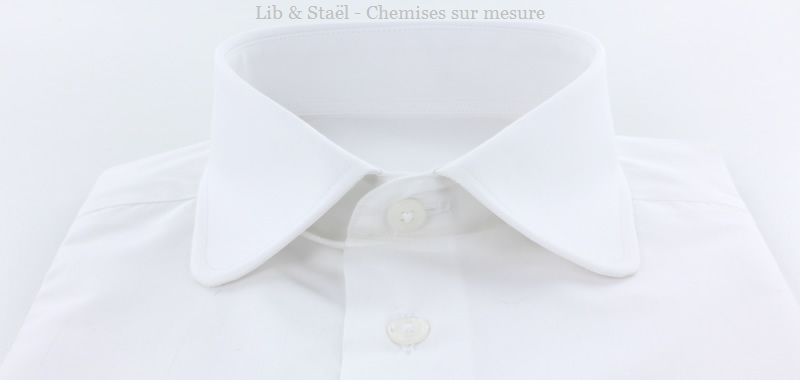 Camisa de popelina blanca lisa de fácil planchado
