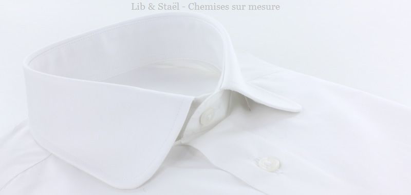 Camisa de popelina blanca lisa de fácil planchado