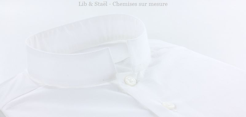 Camisa de popelina blanca lisa de fácil planchado