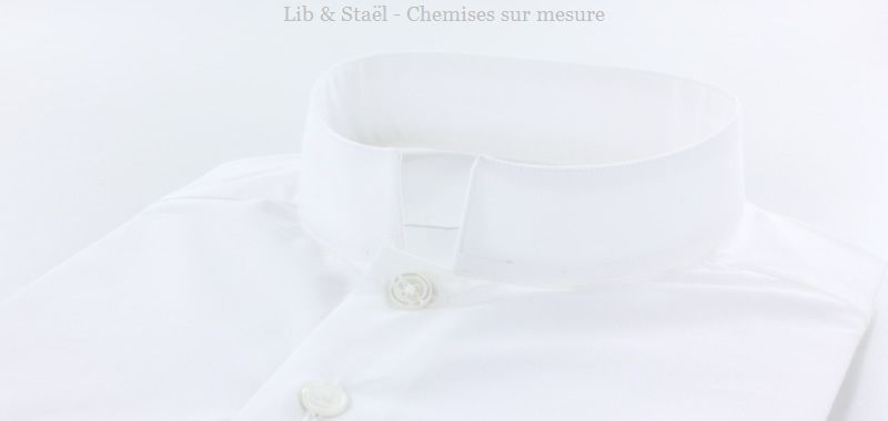 Camisa de popelina blanca lisa de fácil planchado