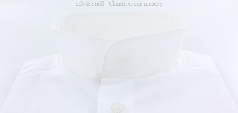Camisa de popelina blanca lisa de fácil planchado