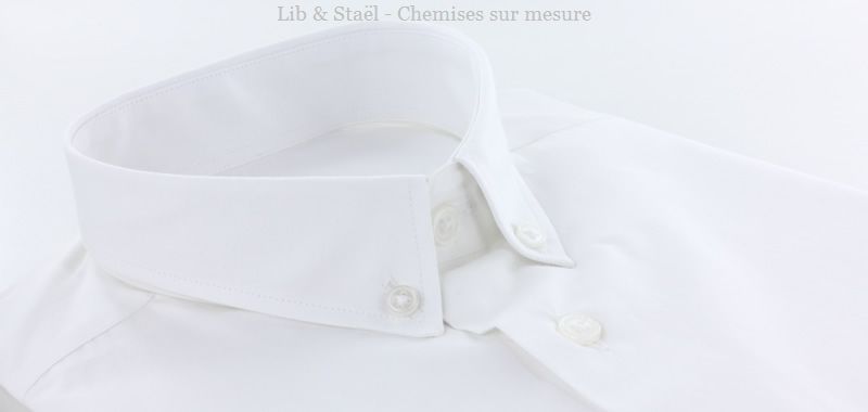 Camisa de popelina blanca lisa de fácil planchado