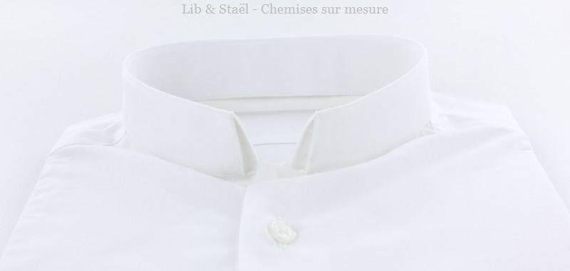 Camisa de popelina blanca lisa de fácil planchado