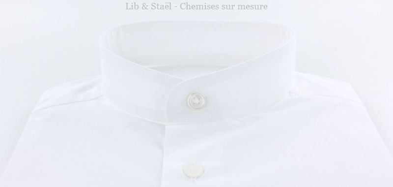 Camisa de popelina blanca lisa de fácil planchado