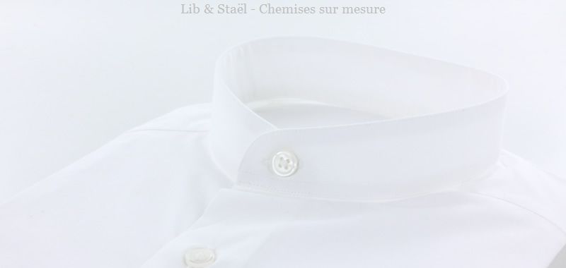 Camisa de popelina blanca lisa de fácil planchado